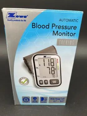 Uam-901 Zewa New Blood Pressure Monitor Talking Automatic Date And Time