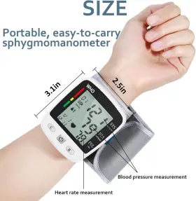 Ck-w356 Zhenroad Blood Pressure Monitor Irregular Heartbeat Detector Automatic Bp Small #2