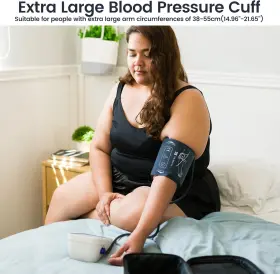 Ziqing 705353097898 Extra Large Blood Pressure Cuff For Big Arms Xl Bp 38-55cm - 6 Different #3