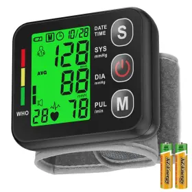 Ziqing 707630460883 Wrist Blood Pressure Monitor -bp Automatic Cuff 13.5-