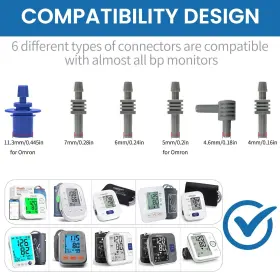 Ziqing 707630461057 Blood Pressure Cuff Arm 8.7-17.3 Inch 22-44cm With 6 Different Pressu #2