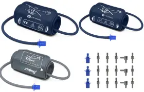Ziqing 707630461071 3-size Blood Pressure Cuff With 6 Different Types Of Connectors Extra Large