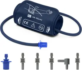 Ziqing 726084833876 Extra Large Blood Pressure Cuff For Big Arms Xl Bp 38-55cm - 6 Different