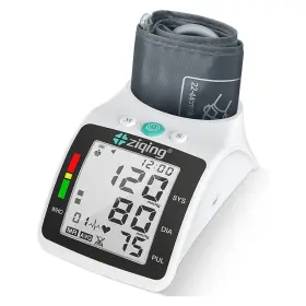 Ziqing 749782983667 Automatic Blood Pressure Monitor Upper Arm Heart Beat Meter Bp Machine L Cuff