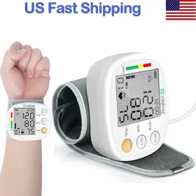 Ziqing 749782984312 2025 Digital Wrist Blood Pressure Monitor Bp Cuff Gauge Automatic Machine Tester