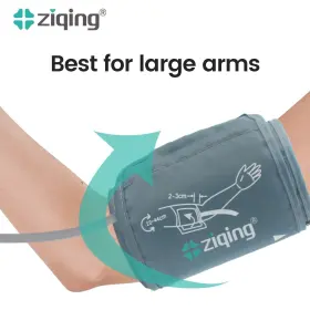 Zq1001 Ziqing Replacement Cuff For Arm Blood Pressure Monitor Machine Adult Large 22-44cm