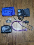 Lotfancy Sphygmomanometer Adult Manual Blood Pressure Monitor Cuff Stethoscope. Fixed Price $11.99.