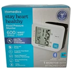 Homedics Wrist 600 Series Blood Pressure Monitor With Cuff, Am/pm Memory. Fixed Price $19.99.