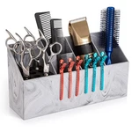 Noverlife Salon Shear Holder, Large Marble Pattern Hair Style - White. Fixed Price $33.99.