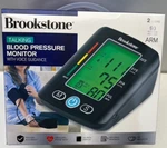 Brookstone Talking Blood Pressure Monitor - Arm Voice Guidance 3.5" Display. Fixed Price $29.99.