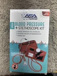 Asa Techmed Blood Pressure + Stethoscope Kit Purple - New In Box 66408. Fixed Price $26.59.