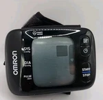 New Omron HEM-6232T Black Bluetooth Wrist Blood Pressure Monitor. Fixed Price $53.99.