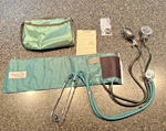 Moore Medical Manual Blood Pressure Monitor Adult Arm Cuff Gauge Stethoscope. Fixed Price $55.00.