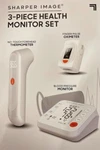 Sharper Image 3-PIECE Health Monitor Set Model # SI-HLTHST-800 Nib. Fixed Price $69.99.