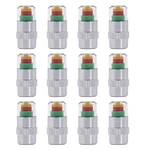Zimisi 12PCS Car Tire Pressure Monitor Valve Stem 0.92 0.44 Inch, Silver. Fixed Price $8.58.