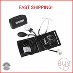 Scian Manual Blood Pressure Cuff With Stethoscope Aneroid Sphygmomanometer. Fixed Price $24.18.