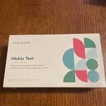 Everlywell HBA1C Test Blood Sugar Glucose Self Home Kit Expires 09/01/ 2026. Fixed Price $24.99.