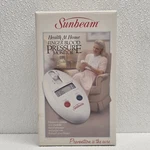 Sunbeam Finger Blood Pressure Monitor 1992 Vintage Model 7656-10 With Manual. Fixed Price $44.90.