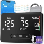 Smart Bluetooth Blood Pressure Monitor Upper Arm Digital Led Display 2 Users. Fixed Price $46.60.