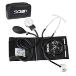 Scian Manual Blood Pressure Cuff With Stethoscope Aneroid Sphygmomanomet. Fixed Price $26.37.