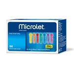 Ascensia Microlet Lancets For Glucose Blood Testing, Multi-colored, 100 Count. Fixed Price $20.99.