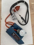 Dixie Ems ZHE920 Blood Pressure And Stethoscope Kit - Black. Fixed Price $50.00.