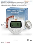 Resperate Blood Pressure Lowering Device RR153-1M (ultra) New Open Box. Fixed Price $250.00.