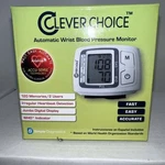 Clever Choice Automatic Wrist Blood Pressure Monitor New Open Box. Fixed Price $12.60.
