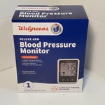 Walgreens Deluxe Arm Blood Pressure Monitor Simple Operation Everything Included. Fixed Price $29.95.