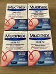 4 Mucinex Cold & Flu Hbp Fast Release Small Liquid Gels 16 Count Each. Fixed Price $34.95.