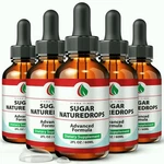 Sugar Nature Drops - Natural Blood Health Support Liquid Supplement 5 Pack. Fixed Price $59.95.