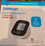 Omron 3 Series Upper Arm Blood Pressure Monitor With Bluetooth Connectivity. Fixed Price $32.00.