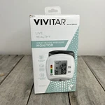Vivitar Upper Arm Blood Pressure Monitor- Automatic/digital- White Open Box. Fixed Price $15.00.
