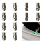 Car Tire Pressure Monitor Valve Stem Caps, 3-COLOR Eye Alert SILVER-12PCS. Fixed Price $17.81.