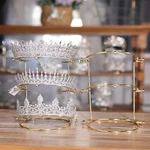 Minkissy Crown Display Stand Metal Brackets Hair Accessories Organizer Box Gi.... Fixed Price $52.28.