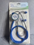 Elite Medical Instruments Deluxe Dual Head Stethoscope Model# ESD-114 Blue. Fixed Price $12.00.
