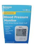 Amazon Basic Care Blood Pressure Monitor, Wide Range Arm Cuff. Fixed Price $15.99.