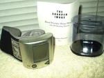 Sharper Image Digital Wrist Blood Pressure Monitor W/ Case # Me 803 Silver Gray. Fixed Price $24.95.