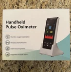 Handheld Pulse Oximeter Fingertip Blood Oxygen SPO2 Heart Rate Monitor. Fixed Price $76.00.