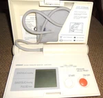 Omron HEM-704C Automatic Digital Upper Arm Blood Pressure Monitor With Cuff. Fixed Price $19.00.