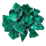 Apengshi Healing Crystal Natural Malachite Raw Stone Slice 115G. Fixed Price $27.99.