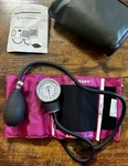 Adc Blood Pressure Cuff With Carry Case Adult Size Raspberry Color New. Fixed Price $28.00.