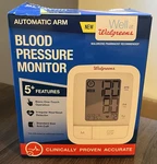 Walgreens Automatic Upper Arm Blood Pressure Monitor Digital Cuff New Open Box. Fixed Price $14.00.