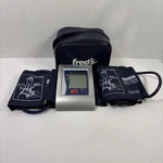 Meijer Fred Automatic Digital Blood Pressure Arm Monitor W/ 2 Cuffs And Case. Fixed Price $20.99.