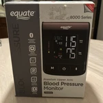 Equate 8000 Series Premium Upper Arm Blood Pressure Monitor - Black. Fixed Price $30.00.