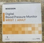 Mckesson Home Digital Blood Pressure Monitor Wrist/adult/automatic Mfr #1990. Fixed Price $13.50.