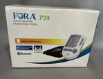 Fora P20 Blood Pressure Monitor Talking English Spanish Bluetooth System W/case. Fixed Price $42.00.