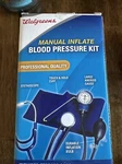 Walgreens Manual Inflate Blood Pressure Kit New Box. Fixed Price $15.99.