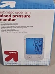 Up&up Automatic Upper Arm Blood Pressure Monitor, Accurate Reading, 2 Person Mem. Fixed Price $19.00.