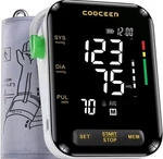 Open Box - Cooceer X8 Automatic Blood Pressure Monitor Digital, Black White. Fixed Price $20.00.